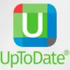 Logo de UpToDate, plataforma médica de consulta clínica