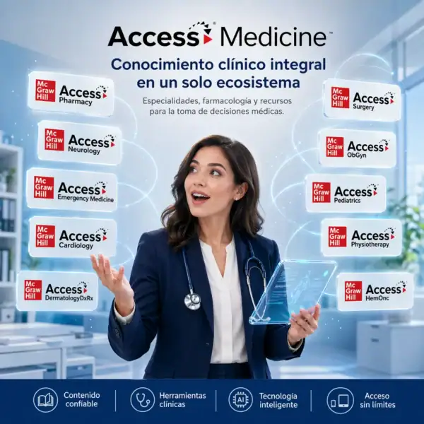 AccessMedicine Plan 12 Meses | Plataforma Médica con Acceso a Todas las Especialidades